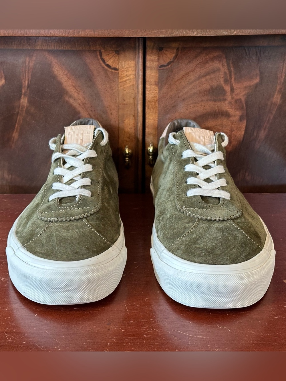 Todd Snyder x Vans Olive Green Suede 73 DX Dirty Martini Sneakers